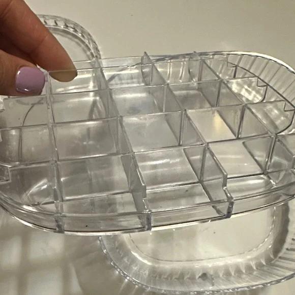 Clear Storage Container with Orange Handle - Picture 7 of 13